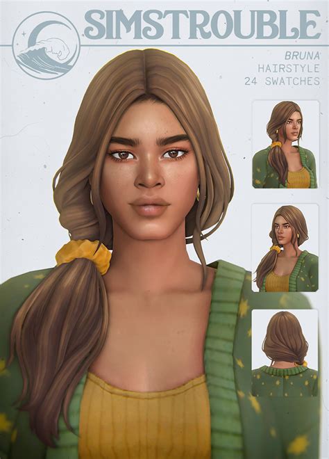 Maxis Match Ponytail Hair Sims 4 Cc List