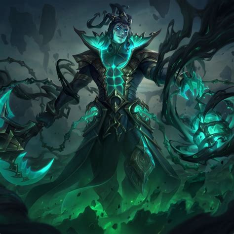 2048x2048 Thresh League Of Legends Digital Art Ipad Air Wallpaper Hd