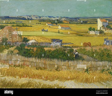 The Harvest 1888 By Vincent Van Gogh 18531890 Post Impressionism