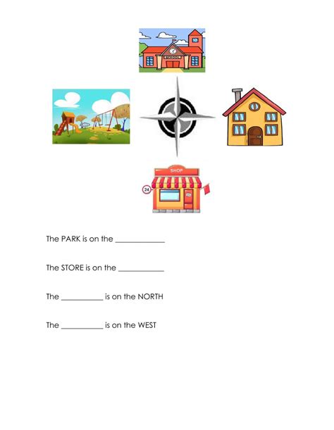 Cardinal directions online worksheet