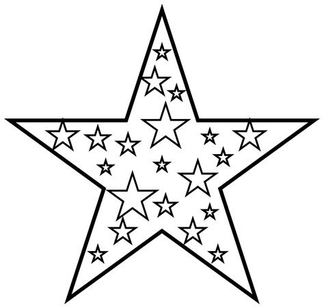 Desenho Estrela Para Colorir MODISEDU