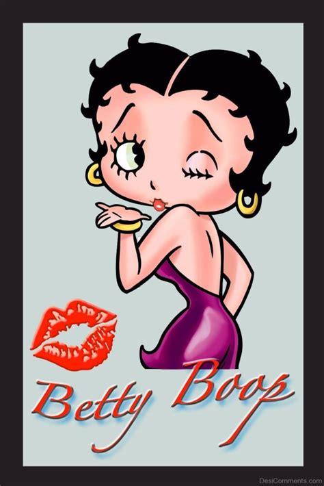 Betty Boop Kiss Photo