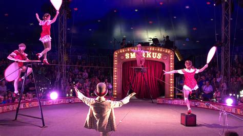 vaudeville circus smirkus big top tour 2018 wire act youtube