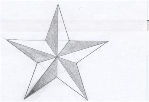 Star Drawing Pencil Sketch Colorful Realistic Art Images Drawing
