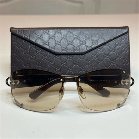 Gucci Accessories Gucci Crystal Gg Sunglasses 282fs Brown Poshmark