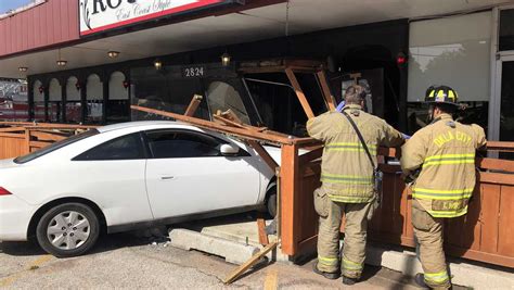 Person Taken To Hospital After Car Crashes Into Restaurant Okcfd Says