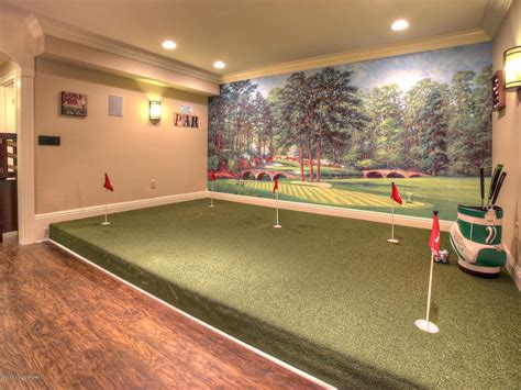I Miss My Basement Putting Green Golf Room Indoor Putting Green