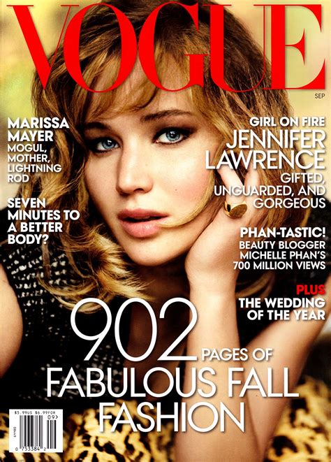 Jennifer Lawrence For Vogue Us September Fab Fashion Fix