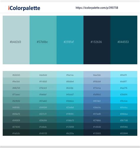 89 Blue Color Palettes Curated Collection Of Color Palettes