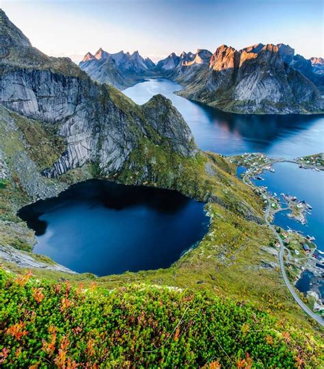 The Stunning Mountains Of Lofoten Islands In Norway Photo Credit David