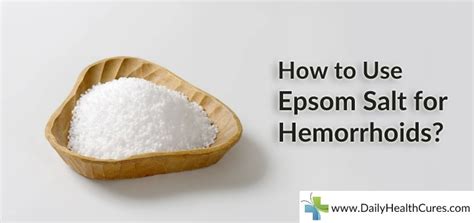 Epsom Salt Bath For Hemorrhoids All You Need Infos