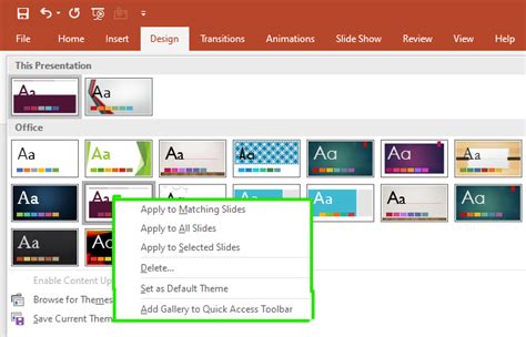 How To Add Different Slide Designs In Ms Powerpoint Geeksforgeeks