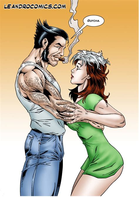 Rogue And Gambit Mutant Sex Superhero Manga Pictures