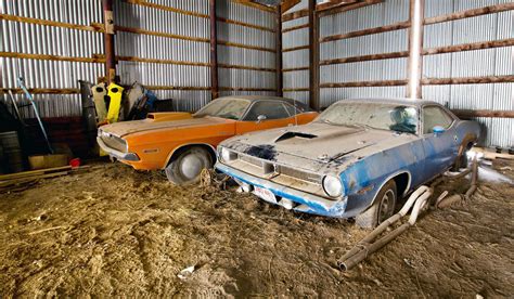 Barn Finds | Classic & Rare Muscle Car Barn Finds | Barn find cars, Car