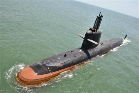 First Indian Built Scorpene Submarine Begins Sea Trials