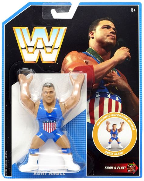 Wwe Wrestling Retro Kurt Angle Action Figure Mattel Toys Toywiz