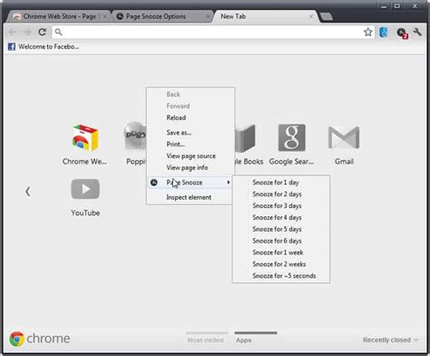 Page Snooze For Chrome Hide Inactive Tabs Ghacks Tech News