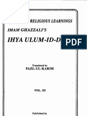 Ihya Ulumuddin Pdf Arabic  Materi Soal