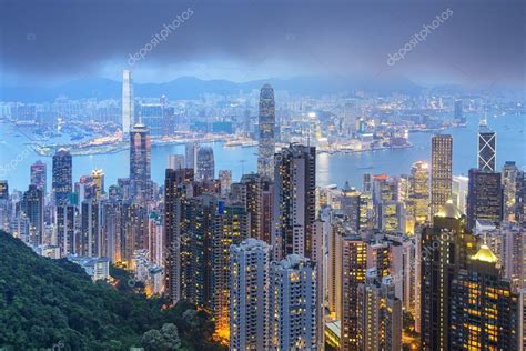 Hong Kong China City Skyline — Stock Photo © Sepavone