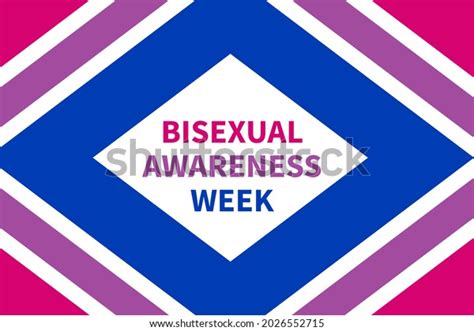 Bisexual Awareness Week Typography Poster Lgbt Stock Vector Royalty Free 2026552715 Shutterstock
