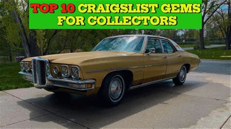 Classic Car Hunt: Top 10 Craigslist Gems for Collectors | for Sale by