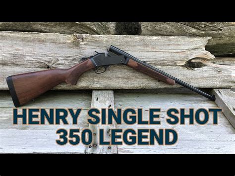 New Classic Deer Slayer Henry Single Shot 350 Legend