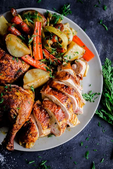 Middle Eastern Roast Chicken With Vegetables A Beautiful Plate