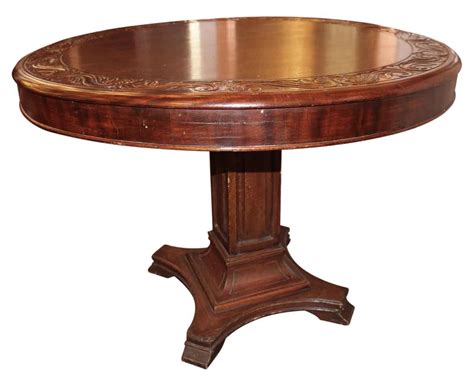 Antique georgian mahogany tip top lamp table. Antique Round Mahogany Dining Table | Olde Good Things