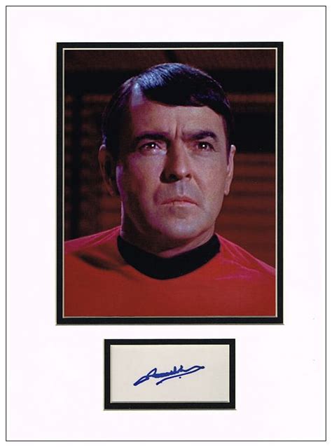 James Doohan Autograph Signed Star Trek