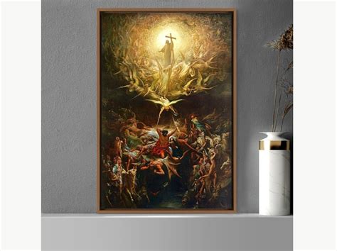 The Triumph Of Christianity Over Paganism By Gustave Dore Canvas Print