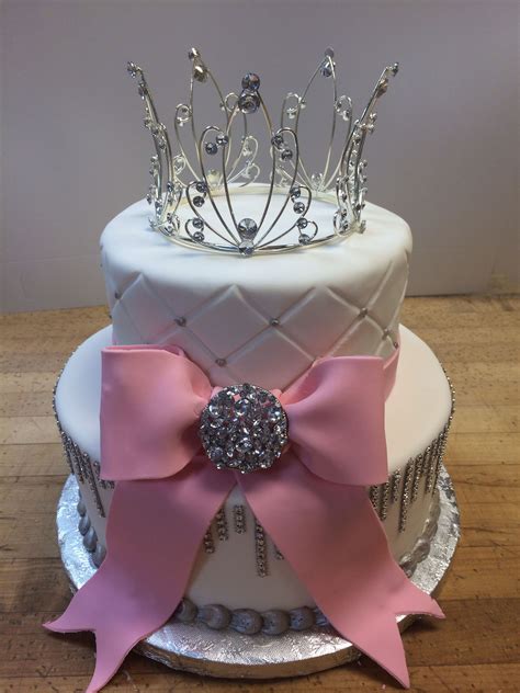 Bling Y Sweet 16 Cake Quilted Fondant Made By La Patisserie Francaise