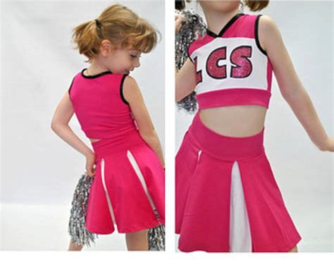 Cheer 1 Pdf Sewing Pattern Girls Cheerleading Costume Etsy Sewing