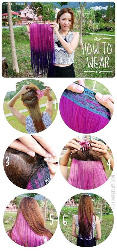 How To Wear Ombre Dip Dye Hair Extension 2014