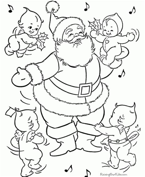 Dogs, cats, christmas trees, candy canes, a snowman and reindeer are just a few of the many coloring sheets and pictures in this section. Free Printable Santa Claus Coloring Pages For Kids ...
