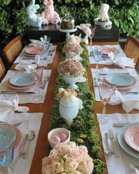 Elegant Easter Tablescapes Centerpieces Hike N Dip Decora O