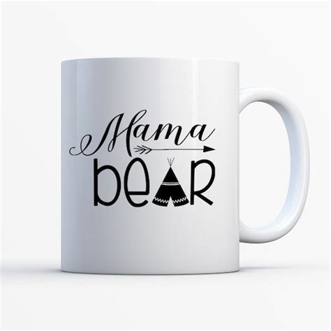 Items Similar To Mama Bear Mug Ceramic Mug Coffee Mug Coffee Lover