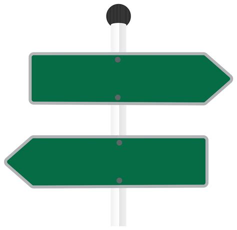 Two Way Sign Public Domain Vectors