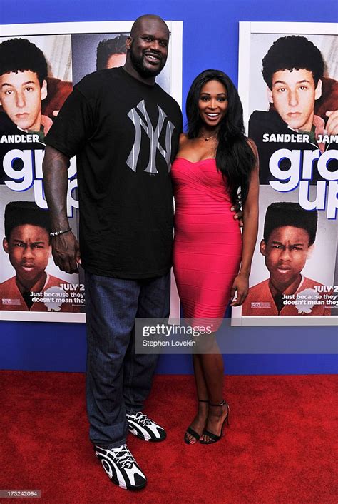 Shaquille Oneal And Nana Meriwether Attend The Grown Ups 2 New