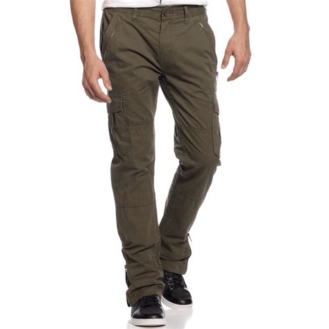 Guess Iconic Twill Cargo Pants In Green For Men Lyst