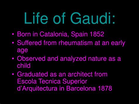 Ppt Antoni Gaudi Powerpoint Presentation Free Download Id3147396