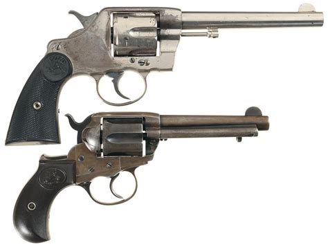 Two Colt Double Action Revolvers A Colt Model 1892 Revolver