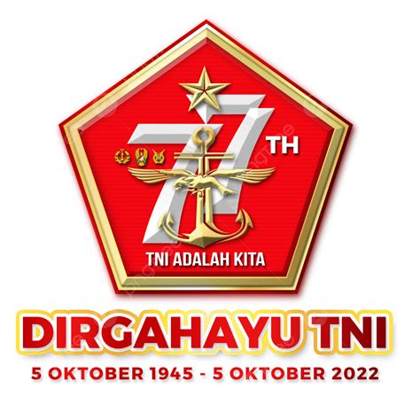 Logo Resmi Hut Tni Ke 77 2022 Adalah Kita Logo Resmi Hut Tni 2022