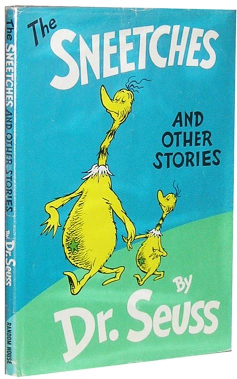 The Sneetches And Other Stories Seuss Dr First Edition First Printing