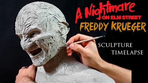 Sculpting Freddy Krueger - timelapse sculpt and airbrush demo - YouTube