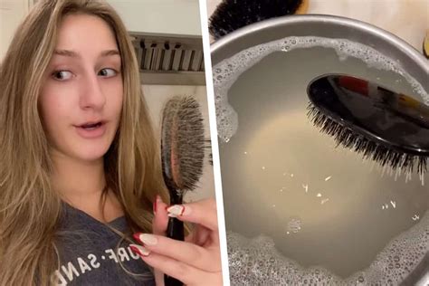 How To Clean A Hairbrush And Get Rid Of Greasy Hair For Good Brightly