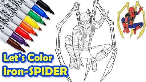 Iron Spider Coloring Pages Free / Ironman Coloring Pages Ironman