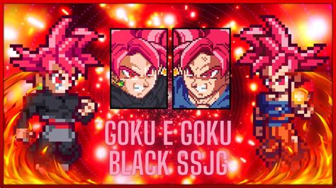 Pack De Sprites Do Goku E Goku Black Ssjg Roupa Danificada Ulsw