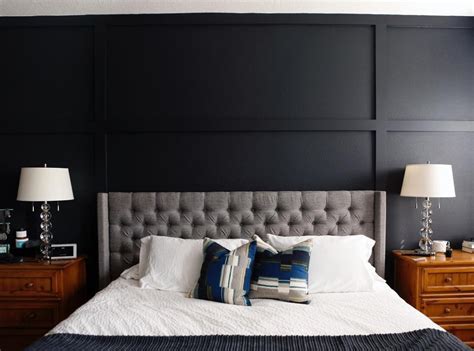 You can check out all of the best blue gray paint colors!. black walls - Interiors By Color (14 interior decorating ...