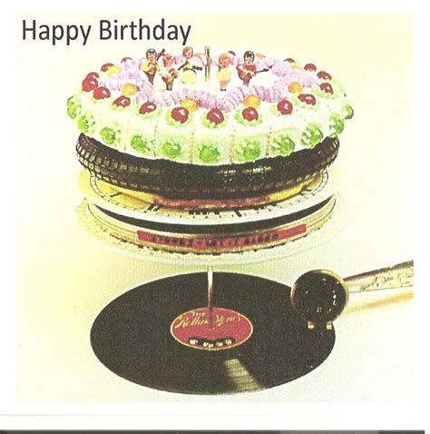 Rolling Stones Birthday Card