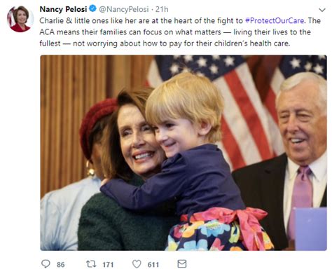 What We Fought So Hard For Congresswoman Nancy Pelosi